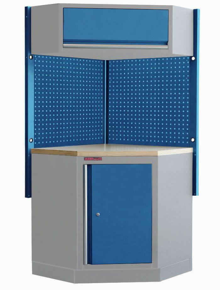 AHProfi Rohová zostava PROFI BLUE dielenského nábytku - MTGS1302